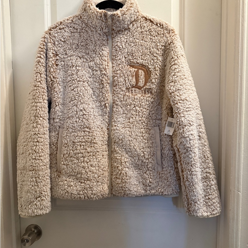 2025 DISNEYLAND SHERPA FLEECE CREAM BRONZE
ZIPPED JACKET XS